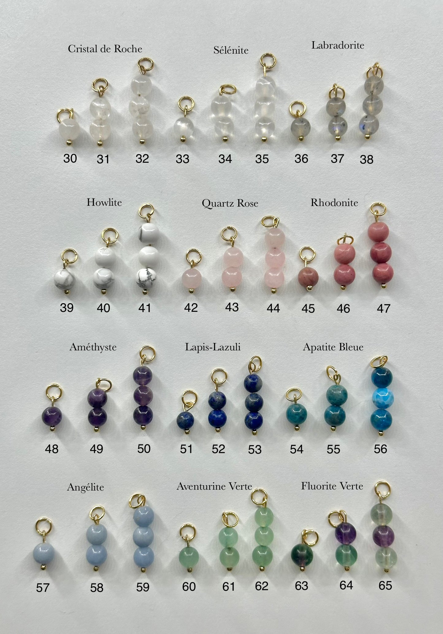 COLLIER personnalisable à breloques doré