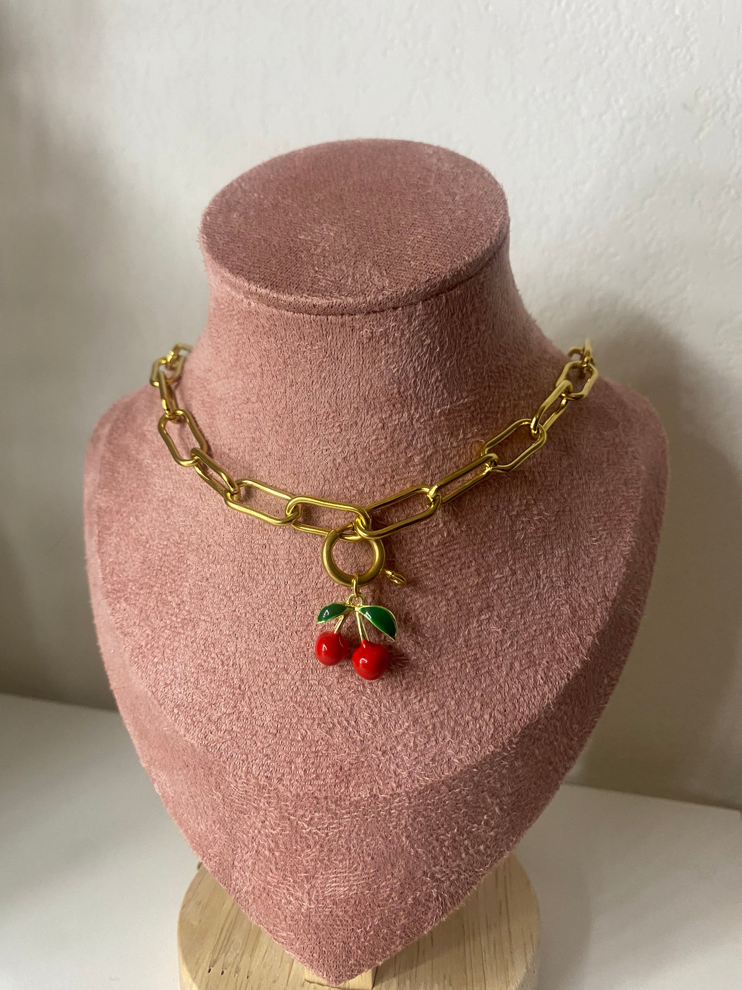COLLIER personnalisable à breloques doré
