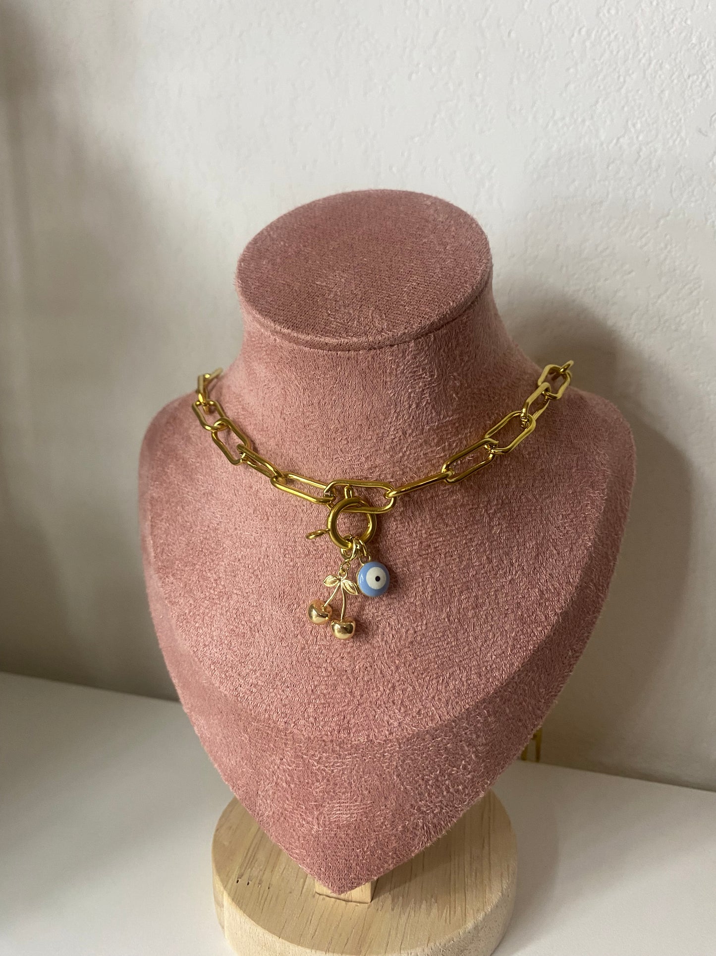 COLLIER personnalisable à breloques doré