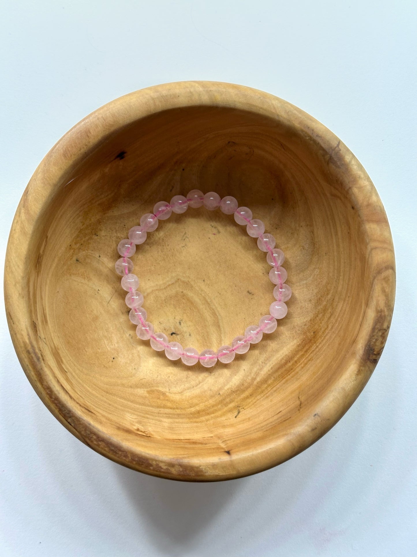 Bracelet Quartz Rose 6-7mm Qualité A